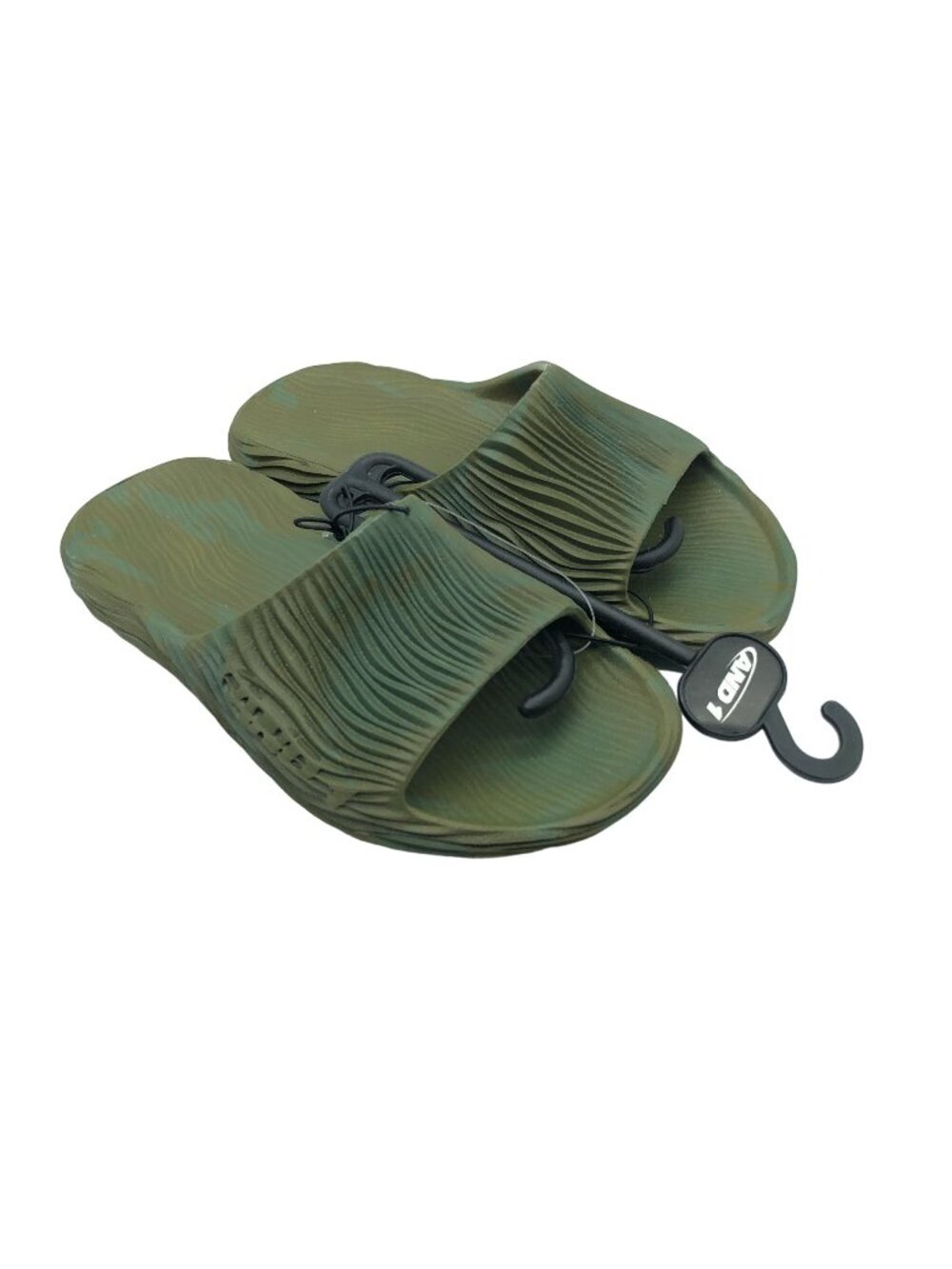 And1 Boys Mirage Sandals Slides Rubber Textured Green 11